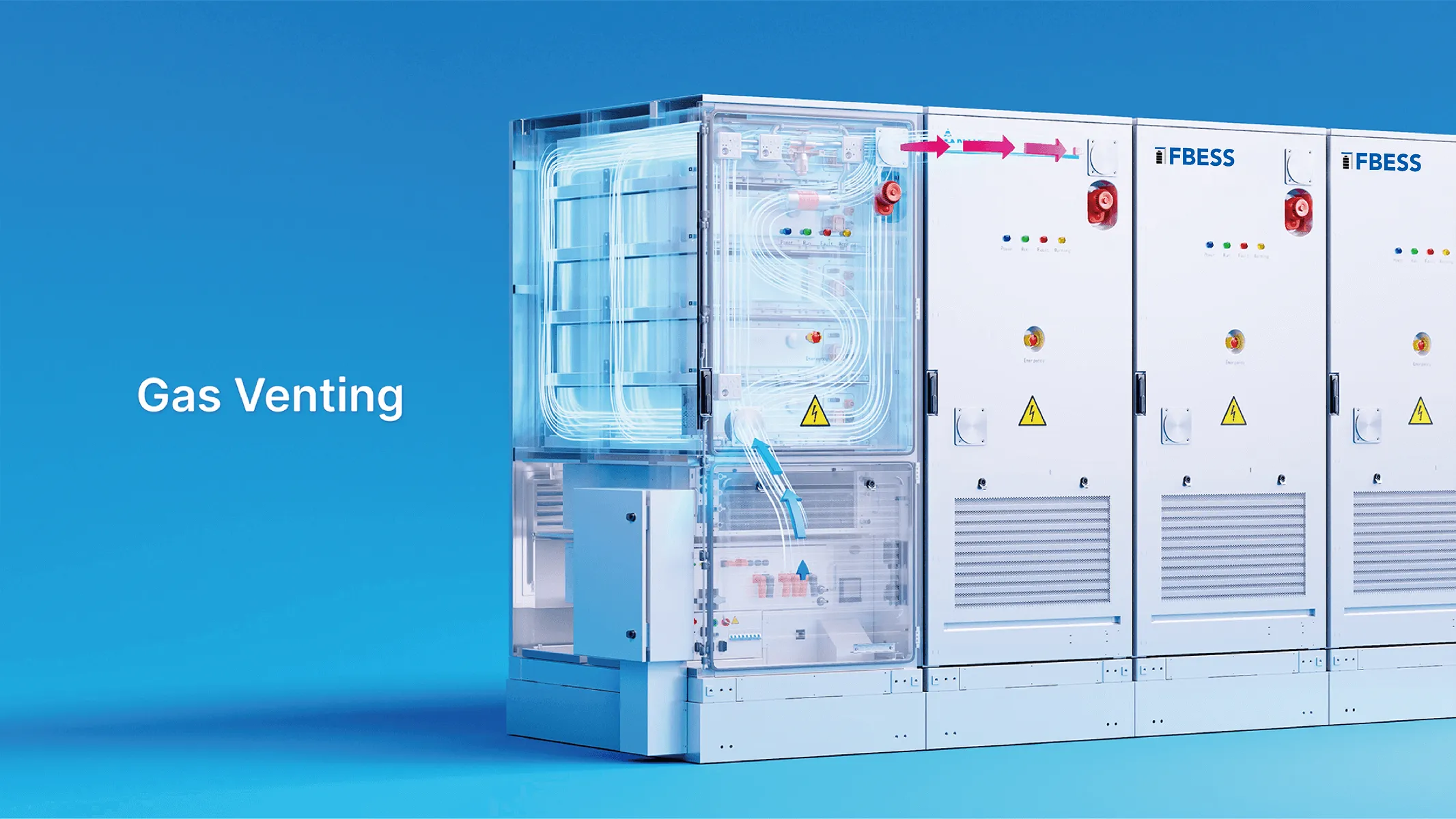 リン酸鉄リチウム（LFP）バッテリーセルが内臓されている事を表したイラスト