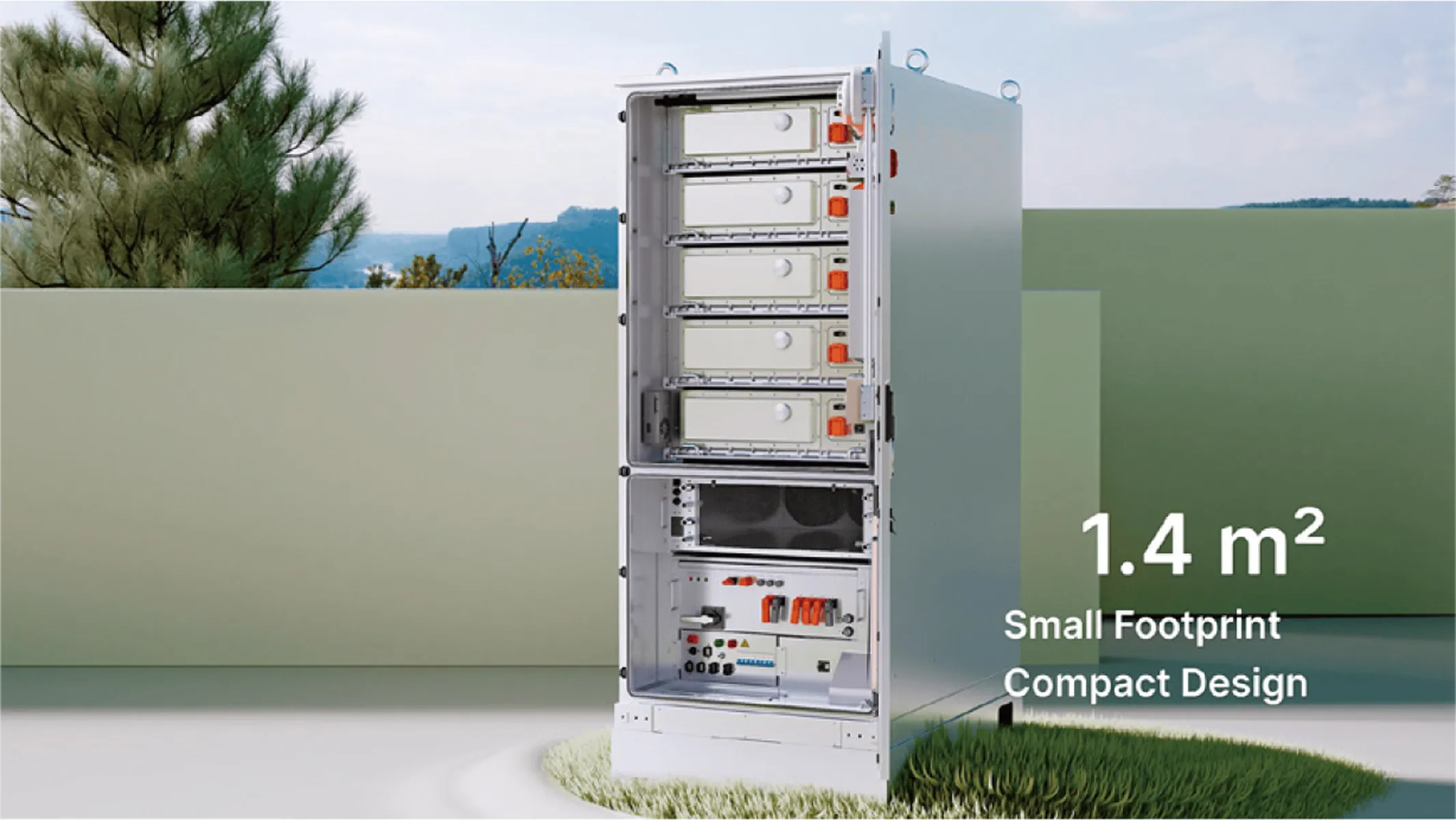 FBESSをスペースに設置した場合のイラスト